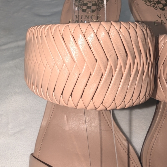 New Vince Camuto Emoelee Leather Heeled Sandals Size 9.5 - Picture 6 of 8